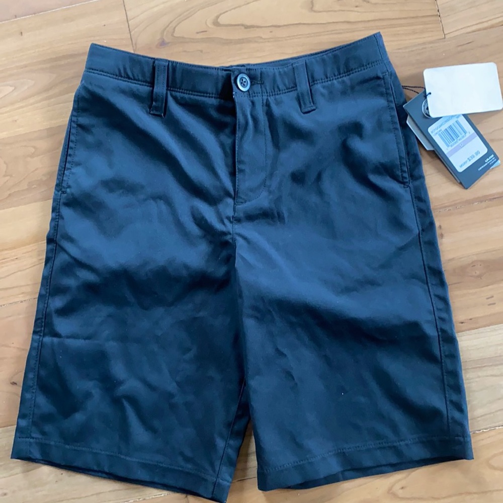 Under Armour hybrid shorts, size 12, black